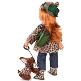 Hannah and her dog Leo Print