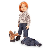 Hannah and her dog Polly